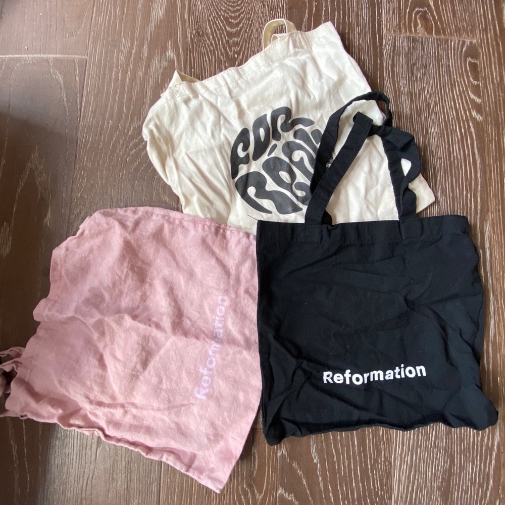 Reformation and Realisation Par Tote Bags